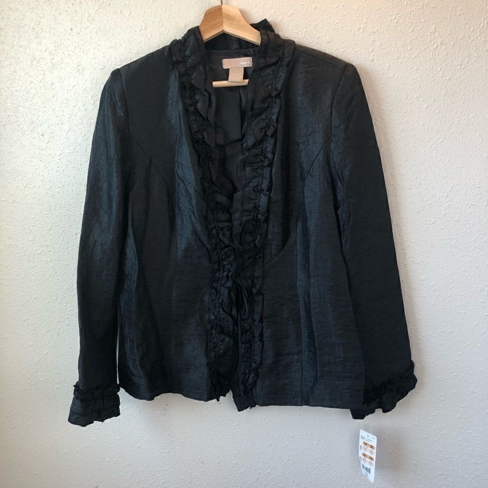 NWT Wear It Black Blouse Top Size Medium